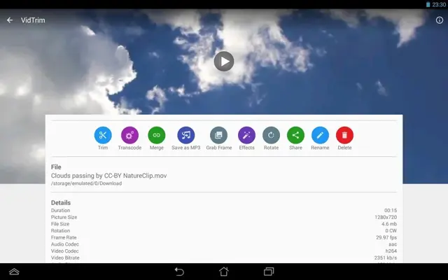 VidTrim - Video Editor android App screenshot 13